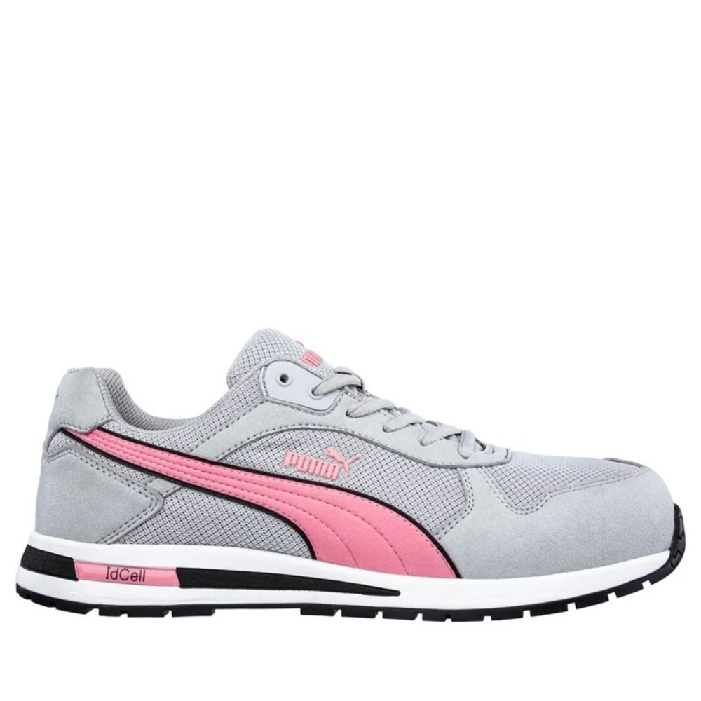 Puma Safety Women's Frontside Low EH Composite Toe Grey/Pink